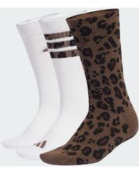 adidas - Leo Graphic Socks 3 Pair Pack - Lyst