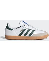 adidas Originals - White And Better Scarlet Samba Og Trainers - Lyst