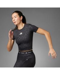 adidas - Techfit Printed T-Shirt - Lyst