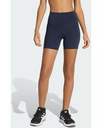 adidas - 3 Stripes Studio All Me Booty Short Leggings - Lyst