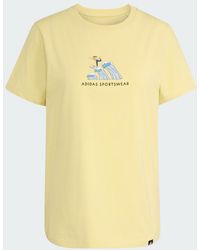 adidas - Codes Doodle Surf Graphic Tee - Lyst