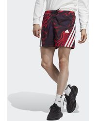 adidas - Future Icons Allover Print Shorts - Lyst