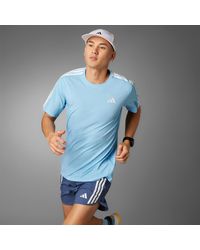 adidas - Own The Run 3-stripes T-shirt - Lyst