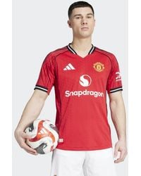 adidas - Manchester United 25/26 Home Authentic Jersey - Lyst