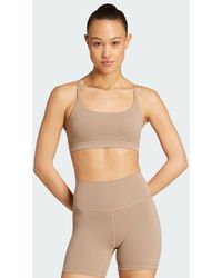 adidas - All Me Light Support Sport-Bh - Lyst