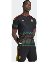 adidas - Jamaica 26 X Bob Marley Away Authentic Jersey - Lyst
