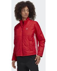 adidas Short Puffer Jack - Rood