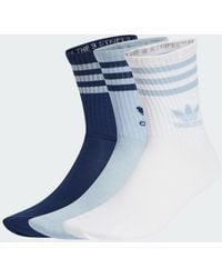 adidas - Mid Cut Crew Socks 3 Pairs - Lyst