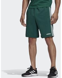 adidas Essentials 3-stripes French Terry Shorts - Green