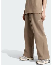 adidas - Kit Small Logo Wide Joggers - Lyst
