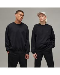 adidas - Y-3 Brushed Terry Crew Sweatshirt - Lyst