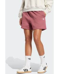 adidas - Essentials Fleece Loose Shorts - Lyst