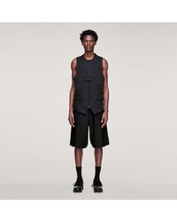 adidas - Y-3 Sport Uniform Pleated Shorts - Lyst