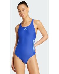 adidas - Swimming 3-Stripes C-Back Swimsuit Jy4719 - Lyst