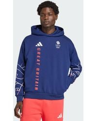adidas - Team Gb Riders Hoodie - Lyst