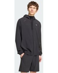 adidas Originals - Sweatshirt Adidas Tech Trefoil Essentials Hooded Full Zip Track Top - Lyst