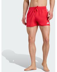 adidas - Pantaloncini Da Bagno A 3 Strisce Da 3 Pollici - Lyst