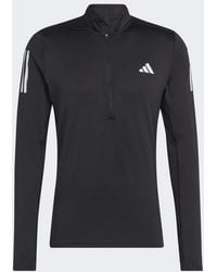 adidas - Own The Run 1/4 Zip Long Sleeve Sweatshirt - Lyst