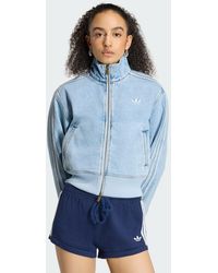 adidas Originals - Jacket Adidas Firebird Denim Tracktop - Lyst