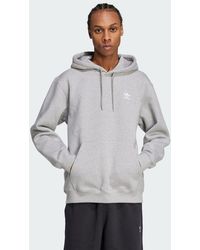 adidas - Trefoil Essentials Loose Hoodie - Lyst