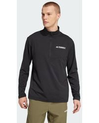 adidas - Terrex Multi Climacool 1/2 Zip Long Sleeve Long-Sleeve Top - Lyst
