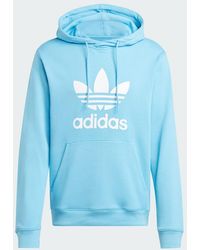 adidas - Adicolor Classics Trefoil Hoodie - Lyst