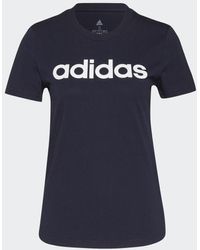 adidas - Essentials Slim Logo T-shirt - Lyst