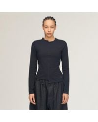 adidas - Y-3 Fitted Long Sleeve T-Shirt - Lyst
