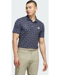 adidas - Ultimate365 Mesh Print Climacool Polo Shirt - Lyst