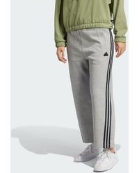 adidas - Future Icons 3-Stripes Open Hem Joggers - Lyst