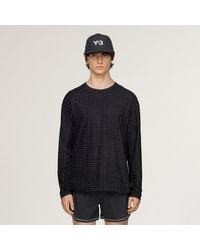 adidas - Y-3 Reversible Running Long Sleeve T-Shirt - Lyst
