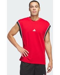 adidas - Basketball All-World Sleeveless Tank Top - Lyst