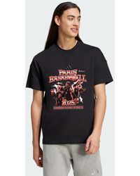 adidas - Camiseta Con Estampado Paris Basketball Club - Lyst