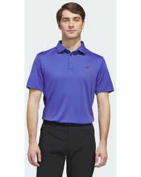 adidas - Performance Solid Polo Shirt - Lyst
