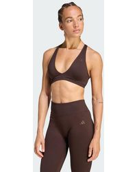 adidas - Workout Essentials Knit Light Support Bra - Lyst