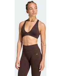 adidas - Workout Essentials Knit Light Support Bra - Lyst