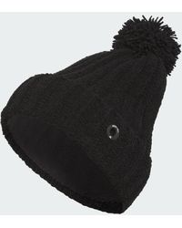 adidas - Chenille Cable-knit Pom Beanie - Lyst
