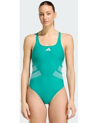 adidas Originals - Logo C-Back Swimsuit - Lyst
