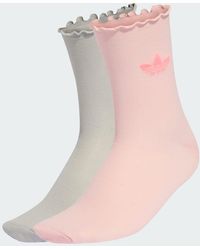 adidas - Ruffle Socks 2 Pairs - Lyst