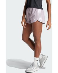 adidas Originals - Pacer Training 3-stripes Woven High-rise Shorts - Lyst