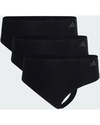 adidas - Active Micro Flex 3 Pack Thong Underwear - Lyst