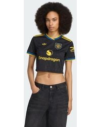 adidas - Manchester United 25/26 Cropped Third Jersey - Lyst