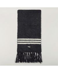 adidas - Y-3 Stripes Scarf - Lyst