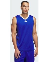 adidas - 3-stripes Basketball Tank Top - Lyst