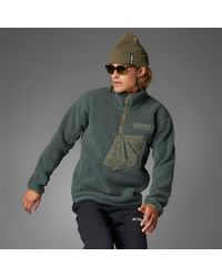 adidas - Sudadera Terrex Xploric High Pile Fleece - Lyst