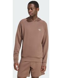 adidas - Trefoil Essentials Spacer Hoodie - Lyst