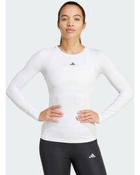 adidas - Techfit Long Sleeve Training Long-Sleeve Top - Lyst