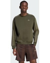 adidas - Adicolor 3-Stripes Oversized Crewneck - Lyst