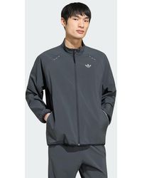 adidas - Tech Trefoil Essentials Fz Hood Track Top - Lyst