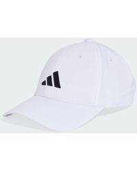 adidas - Baseball Cap NEW LOGO EMBROIDERED vorzugeformter Schirm, aus Polyester - Lyst
